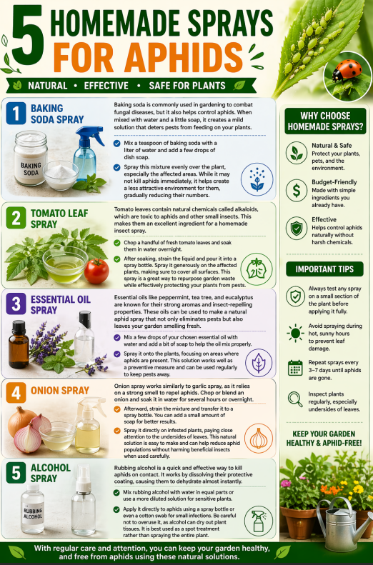 5 Homemade Sprays for Aphids Every Gardener Should Try