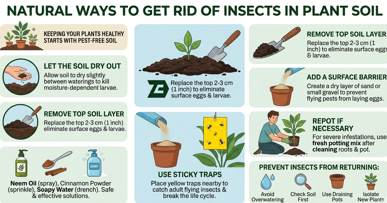How to Get Rid of Insects in Plant Soil - An Easy and Effective Guide