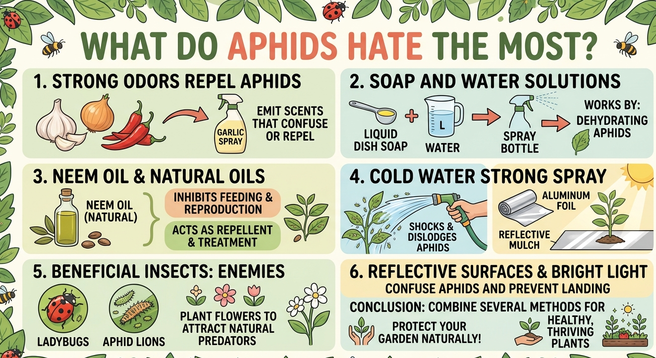 What do aphids hate the most