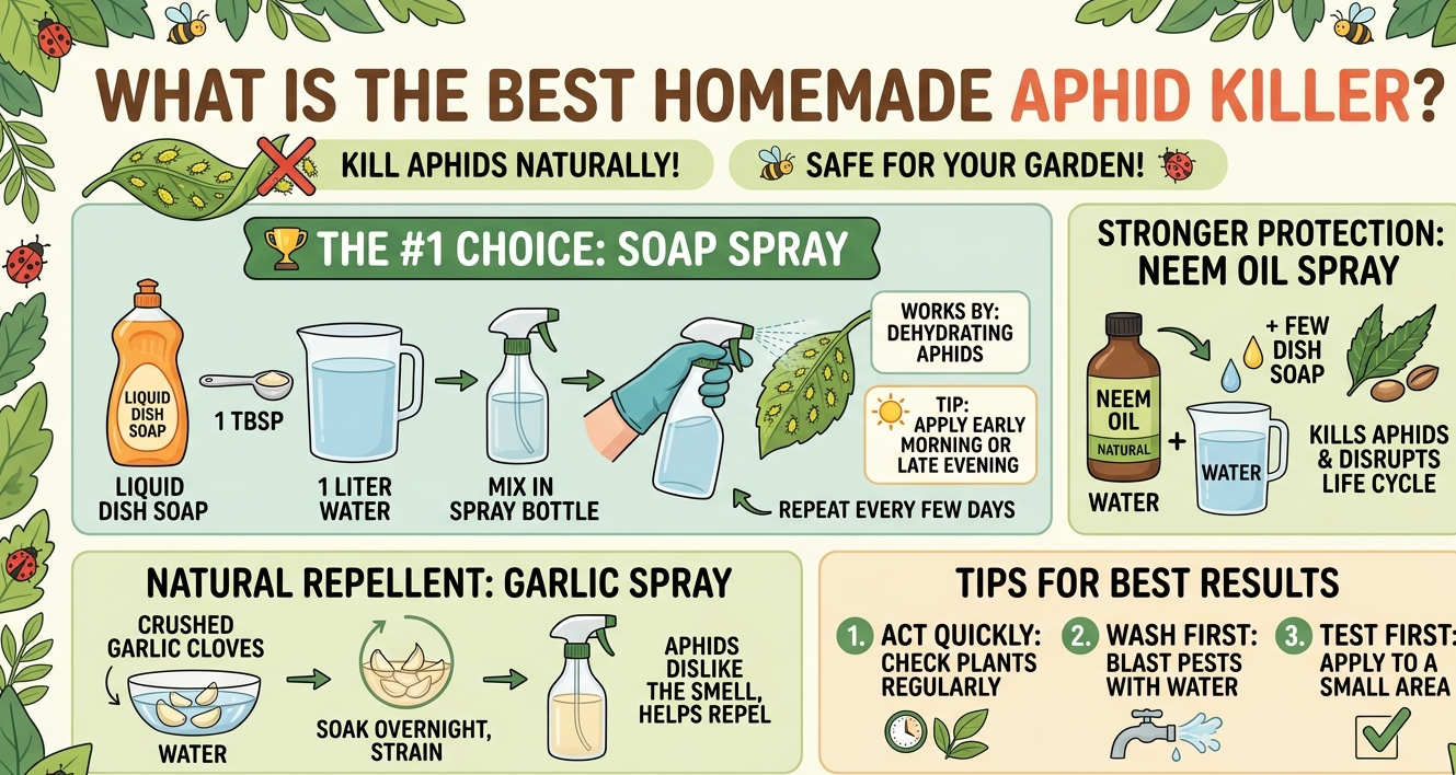 What is the Best Homemade Aphid Killer