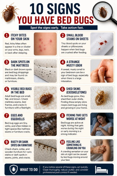 10 Signs You Have Bed Bugs and How to Spot them